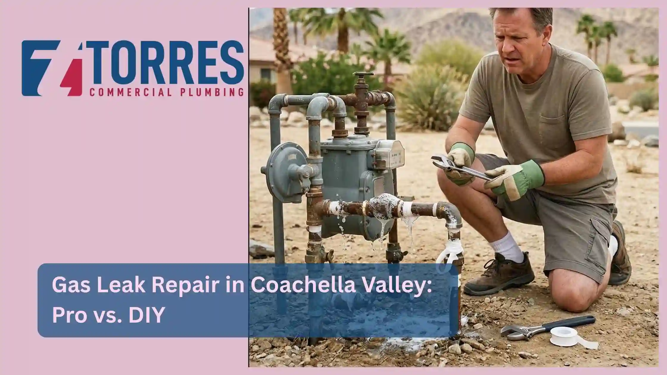 Gas Leak Repair in Coachella Valley Pro vs. DIY