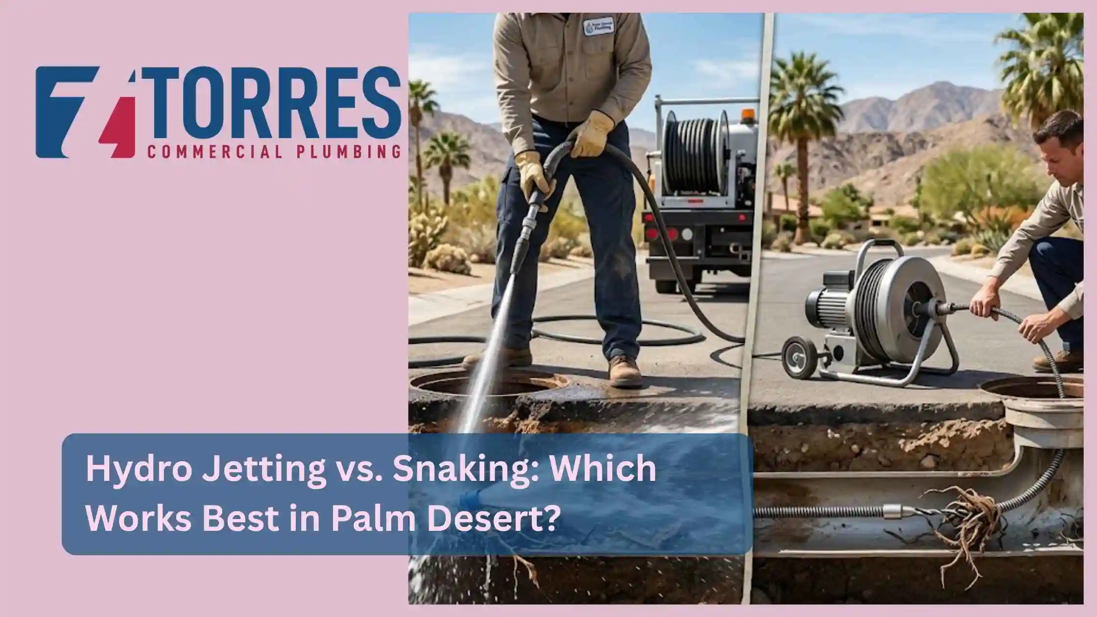 Hydro Jetting vs. Snaking Which Works Best in Palm Desert