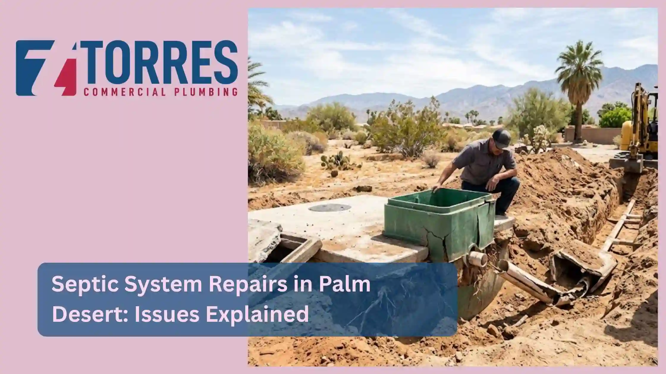 Septic System Repairs in Palm Desert Issues Explained