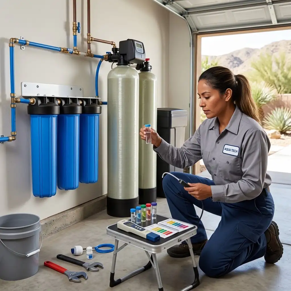 Professional water filtration assessment for a Coachella Valley home
