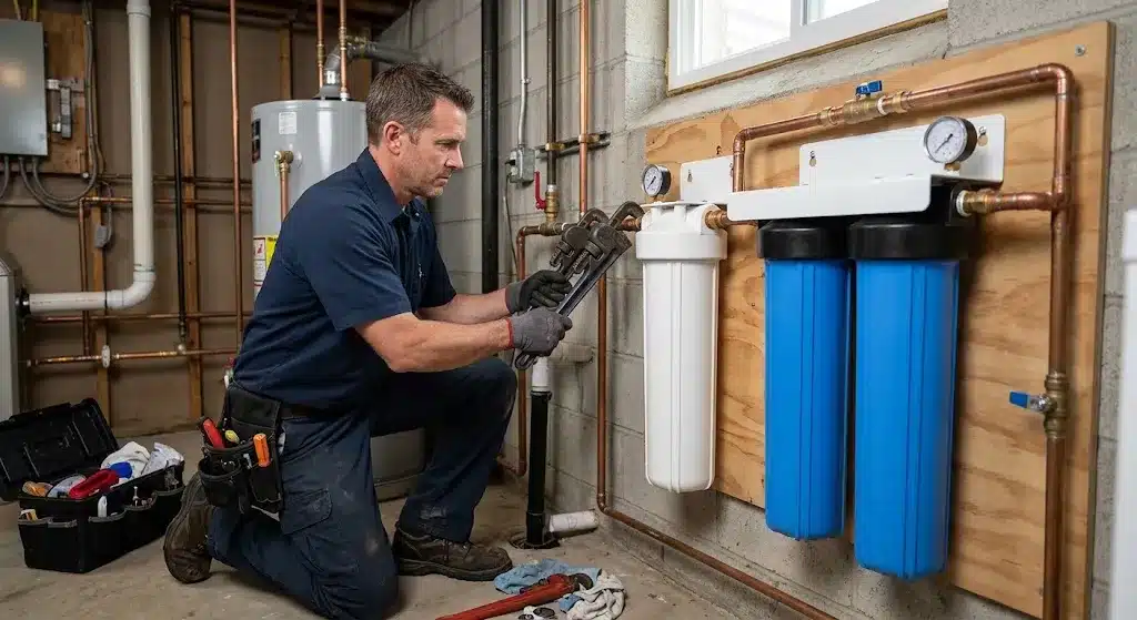 Professional water filtration system installation in Coachella Valley